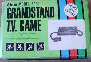 Grandstand (Adman) TV Game 3000 common box